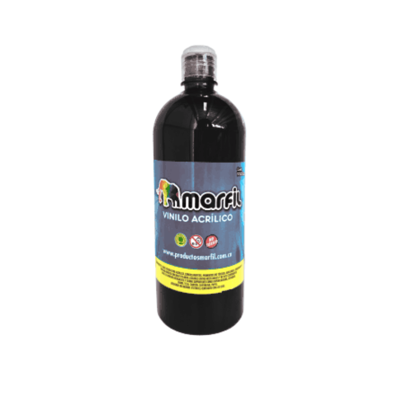 E25483010 (7) Vinilo Marfil Kilo Negro 1000cc Unidad - Imagen 1