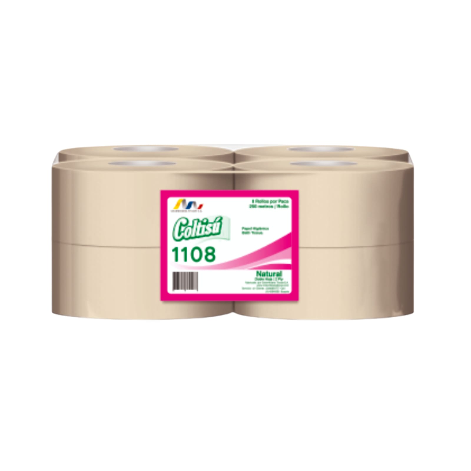 WhatsApp Image 2026-07-14 at 11.19.36 AM Papel Higiénico Coltisu 250Mts Doble Hoja Natural Paquete X4 - Imagen 1