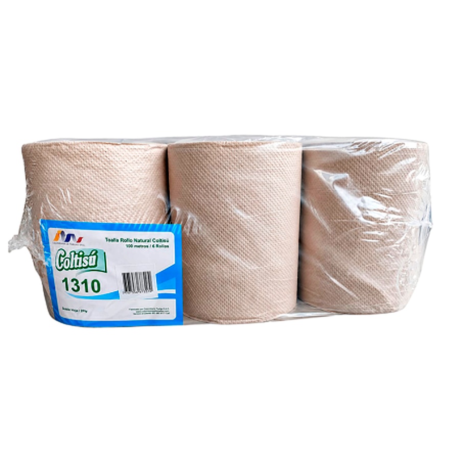 WhatsApp Image 2026-07-14 at 11.19.37 AM (2) Toalla Rollo Coltisu Natural con Precorte 100Mt Paquete X6 - Imagen 1
