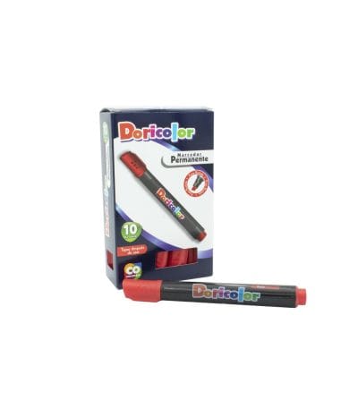 Marcador Doricolor Permanente Verde Unidad (display X10) (caja X36 Displays)