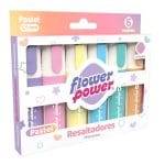Resaltador Primavera Pastel X6 Flower Power