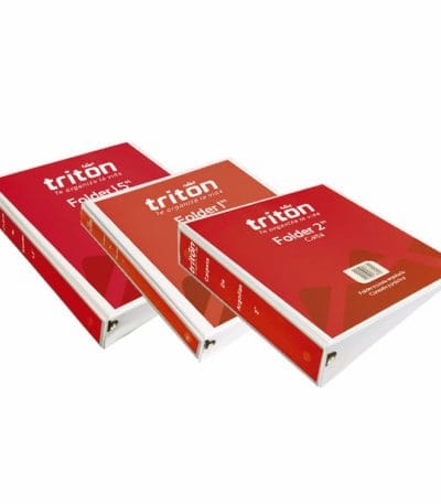 Folder Tritón 1.5" 3 Aros Argolla Pasta Cat Unidad
