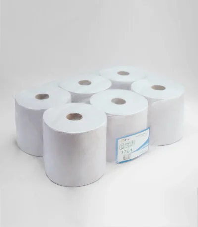 Toalla manos rollo Coltisu blanca 150m x6