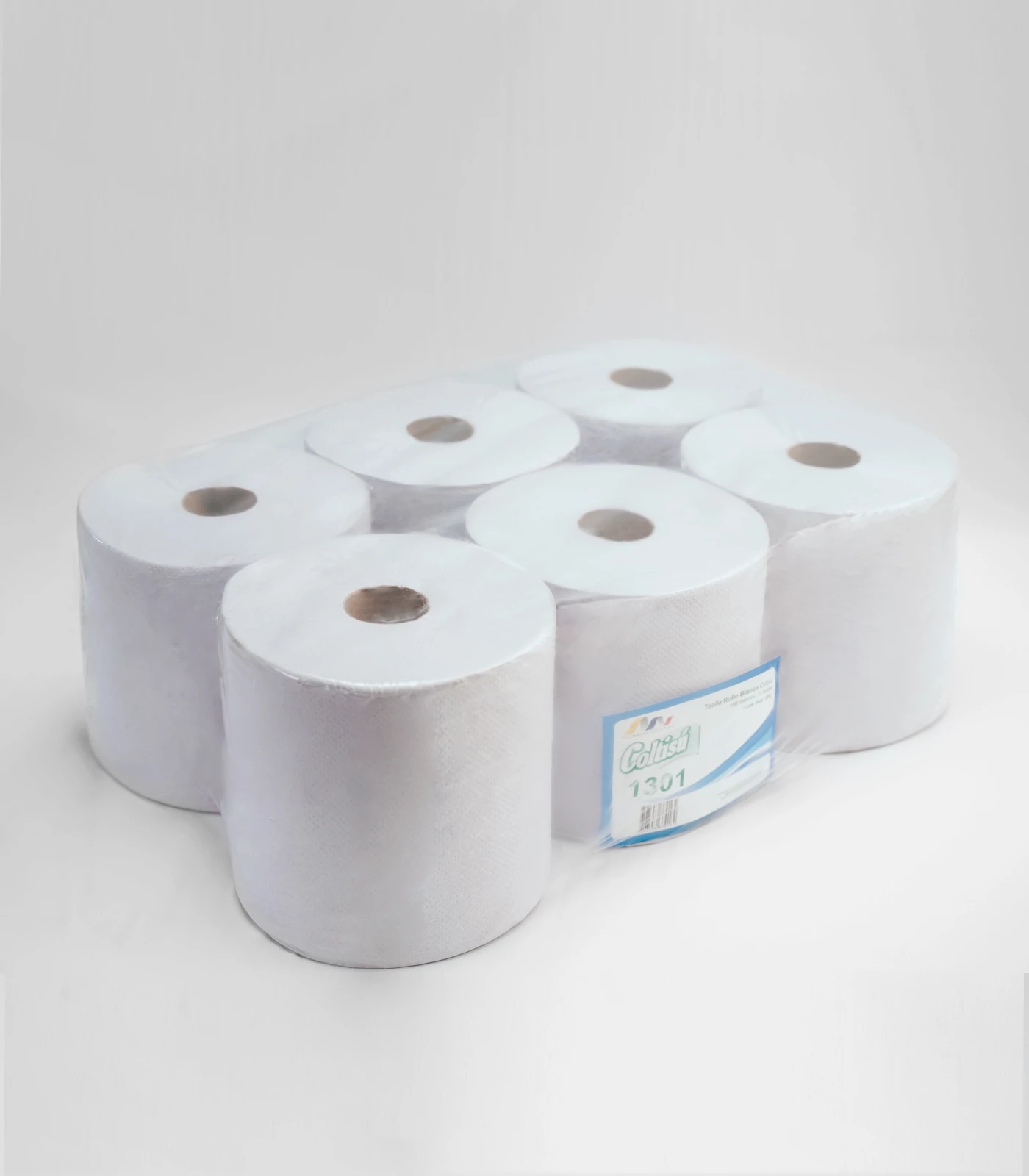 Toalla manos rollo Coltisu blanca 150m x6 Toalla manos rollo Coltisu blanca 150m x6