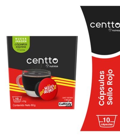 Café Sello Rojo Fuerte Centto 6g 10caps