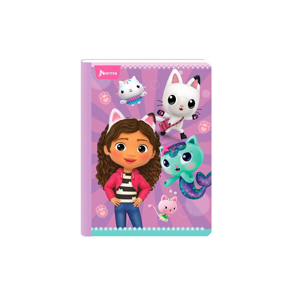 Cuaderno Cosido 100h Con Rayas Gabby's Dollhouse Cuaderno Cosido 100h Con Rayas Gabby's Dollhouse