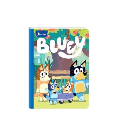 Cuaderno Cosido 100h Con Rayas Bluey Carvajal