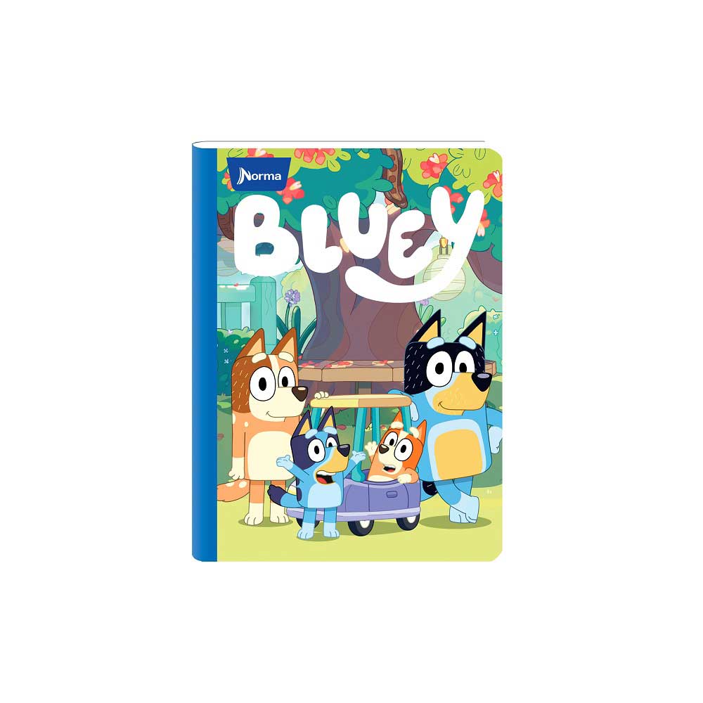 Cuaderno Cosido 100h Con Rayas Bluey Carvajal Cuaderno Cosido 100h Con Rayas Bluey Carvajal