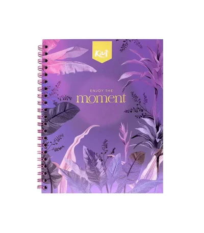 Cuaderno argollado 80h cuadros Kiut