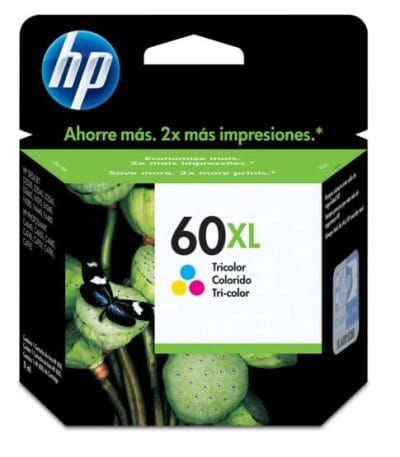 Cartucho Hp 60xl Original Colores Cc644wl D1660/2530/45/60/2660/f4280/4480/4580/5560/c4680/4780