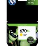 Cartucho Hp 670xl Original Amarillo Cz120al 3525/4615/4625/5525