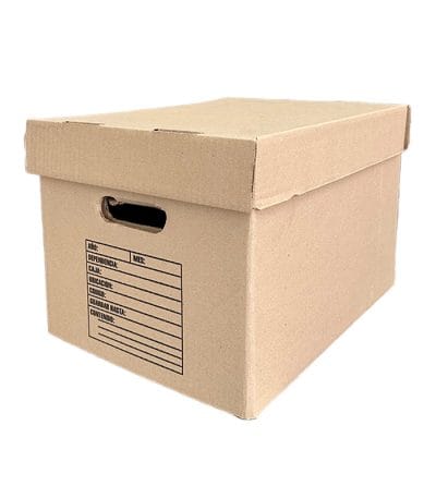 Caja Archivo Inactivo #20 39.5x28x26 Ref X300 Con Tapa