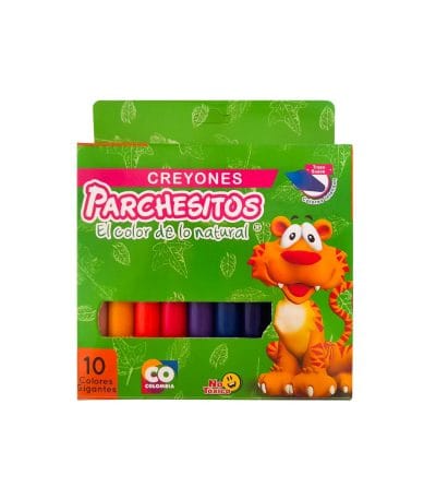 Creyones Parch X10 Jumbo Negro