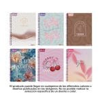 Cuaderno Argollado 80h Con Cuadros Femenino X-presarte Durabook Carvajal