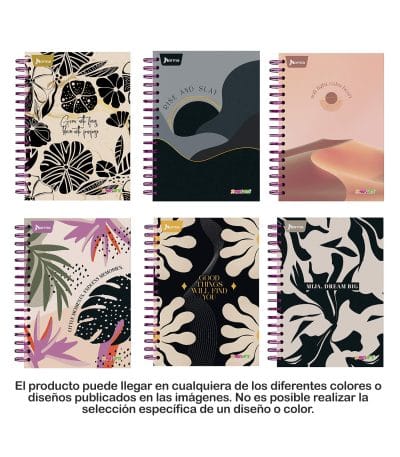 Cuaderno Argollado 7 Materias Mixto Femenino X-presarte Durabook Carvajal