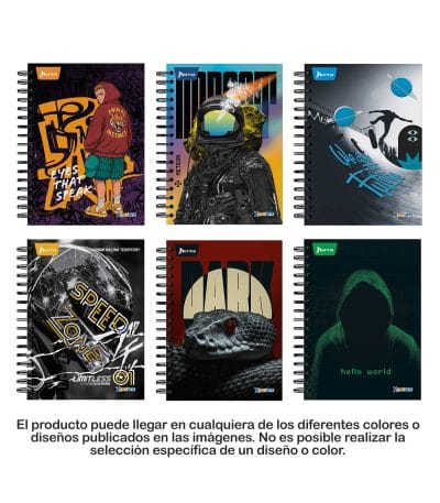 Cuaderno Argollado 7 Materias Mixto Masculino X-presarte Durabook Carvajal