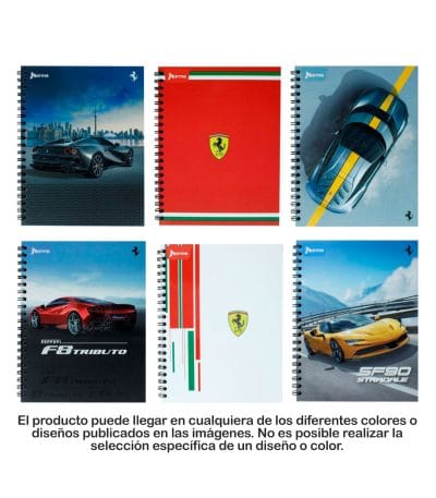 Cuaderno Argollado 5 Materias 160h Con Cuadros Femenino X-presarte Durabook