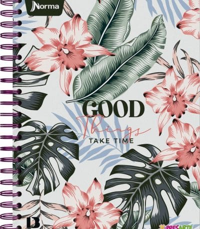 Cuaderno Argollado 105 Con Cuadros 7 Materias 175h Femenino X-presarte Unidad
