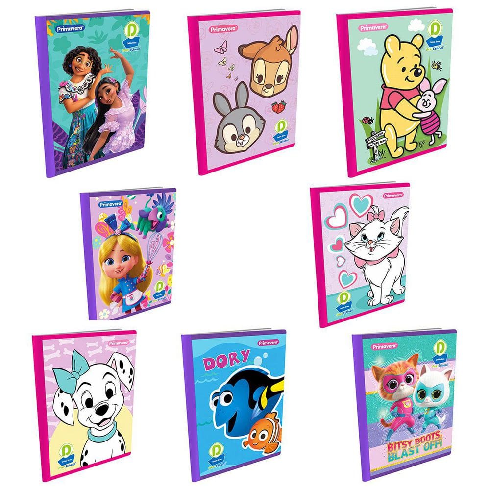 Cuaderno Cosido 95 Pre-school D Niña Disney Doble Línea (1403-019) Mi Primer Cuaderno D Cuaderno Cosido 95 Pre-school D Niña Disney Doble Línea (1403-019) Mi Primer Cuaderno D