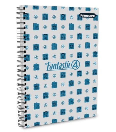 Cuaderno Argollado 105 Con Rayas Fantastic 4 Primavera