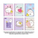 Cuaderno Cosido 100h Con Rayas Molang