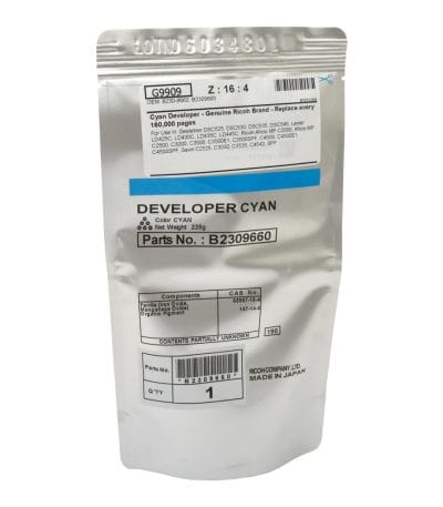 Revelador Ricoh Mp C2500 Original Cyan Mp C2550 Mp C2051 Mp C2551 Mp Mp C2050 Mp C2030 Mp C2050 Mp C2051 Mp C2551 Mp C2030 Mp C2050 C3000/c3001/c3002/c3500/c3501/c3502/c4500/c4501/c4502/c4503/c5501/c5502/c550