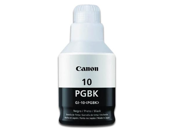 Tinta Canon Gi 10 Original Negro G5010, G5011, G6010, G6011, G7010 Gm2010, Gm2011 Pixma