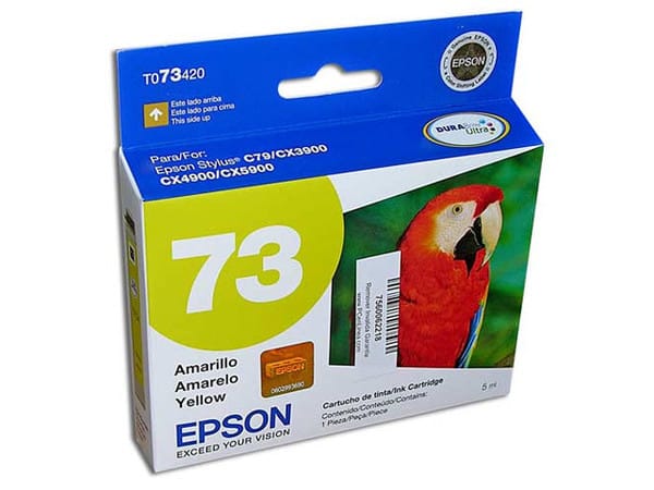 Cartucho Epson 73 Original Amarillo C79/cx3900/cx4900/cx5900