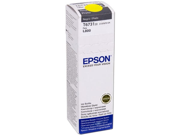 Tinta Epson 673 Original Negro L800 T673120 L805 L810 L850 L673