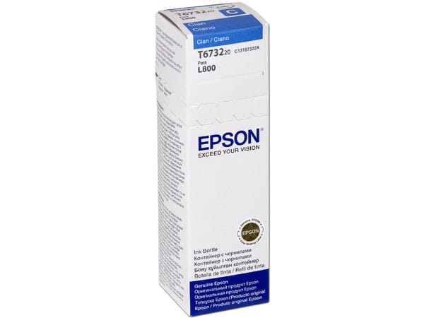 Tinta Epson 673 Original Cyan L800 T673220 L805/l810/l850 L673