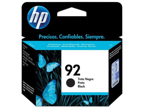 Cartucho Hp 92 Original Negro 5440/6310/1507/10/c3140/50/80/c9362wl