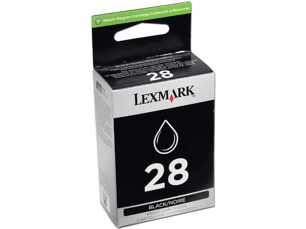 Cartucho Lex 28 Original Negro X2500/2530/5320/z845