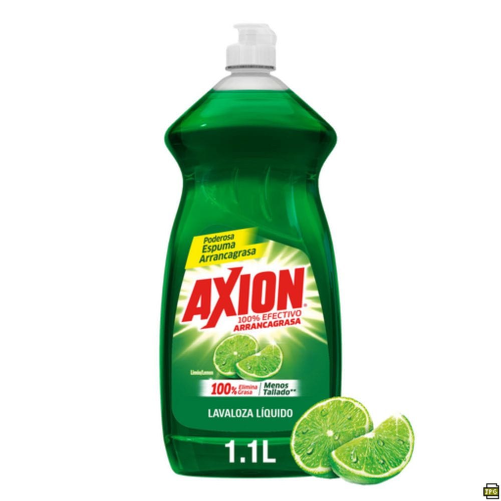 Lavaloza Axion Líquida 1.100ml Limón Frasco Unidad Lavaloza Axion Líquida 1.100ml Limón Frasco Unidad