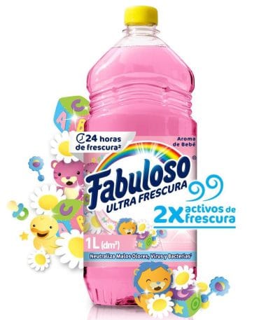 Limpia Piso 1lt Fabuloso Bebé 1000 Ml