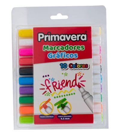 Marcador Primavera Gráfico X10 Intensos Primavera
