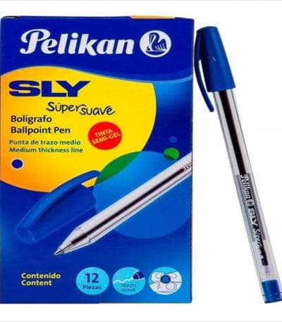 Bolígrafo Pelikan Sly Azul Paquete X12