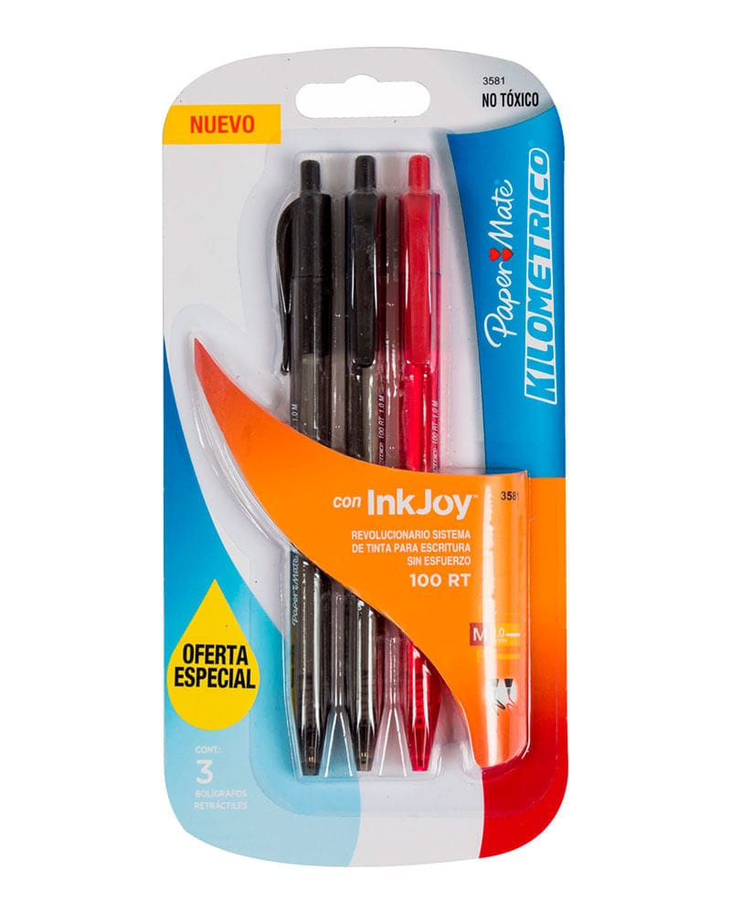 Bolígrafo Kilométrico Retráctil 100 Café Unidad (cb Caja 7703486037418) Paper Mate Bolígrafo Kilométrico Retráctil 100 Café Unidad (cb Caja 7703486037418) Paper Mate