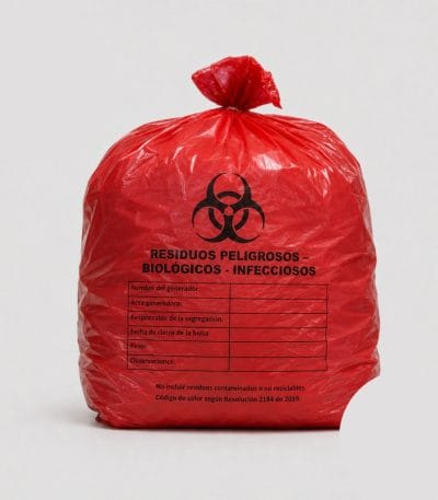 Bolsa Roja 90x120 Impresa Paquete X100