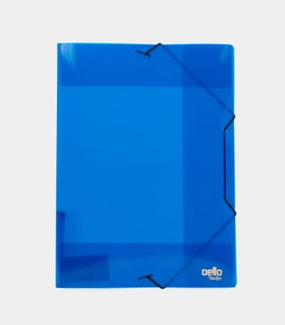 Carpeta Marfil Seguridad Oficio Azul Claro Resorte