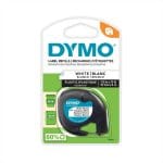 Cinta De Plástico Blanca 12mmx4m Dymo