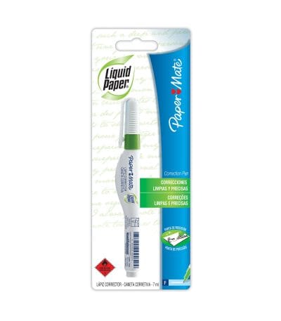 Corrector Paper Mate Lápiz 7ml Liquid Paper 7ml Unidad