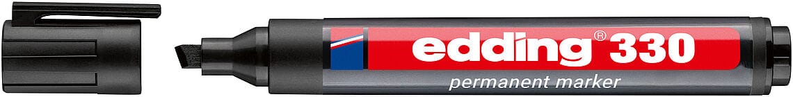 Marcador Edding Permanente Recargable E330 Negro Unidad