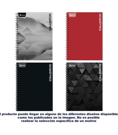 Cuaderno Argollado 105 Con Rayas 80h Femenino Imágenes Unidad