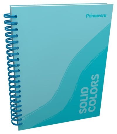 Cuaderno Argollado 105 Con Cuadros 5 Materias Pasta Dura Primavera Unidad