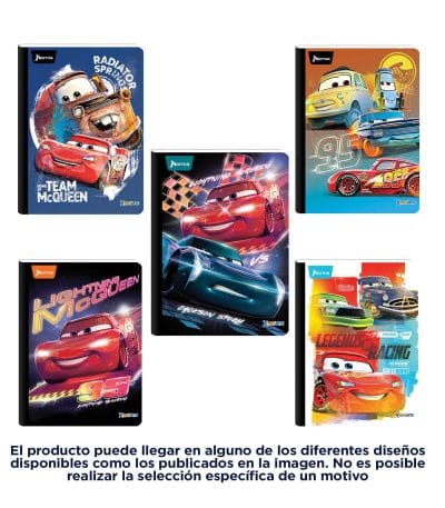 Cuaderno Cosido Renglonc Cars/sonic/dinosa 100h
