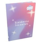 Cuaderno Cosido 95 Con Rayas 100h Power Flower Pasta Dura Tipo Agenda Primavera Unidad (3852-006)