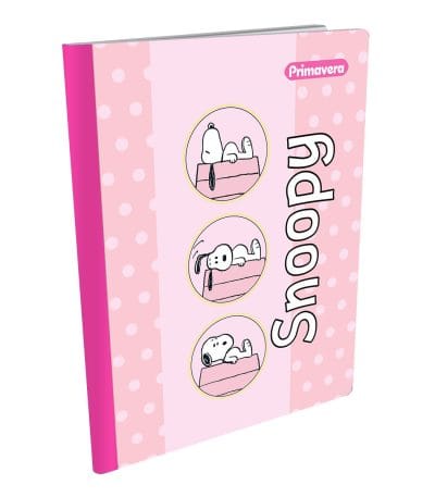 Cuaderno Cosido 95 100h Snoopy Primavera Femenino Niña