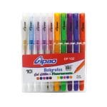 Bolígrafo Gp Mirellado X10 Gp102 Fluores Gel Colores Surtido 1.0