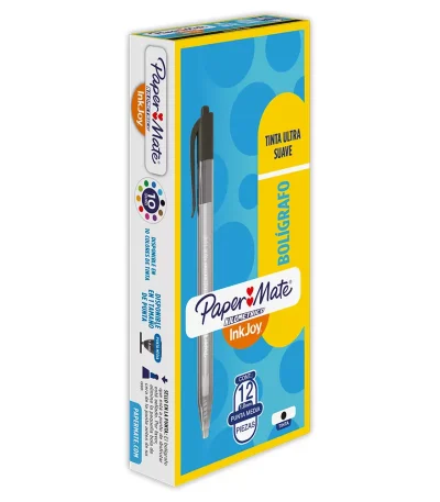 Bolígrafo Kilométrico Café Rt100 Unidad Paper Mate