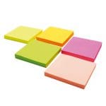 Adhesivo taco notas Gipao x 100 Hojas neon 76x76 mm